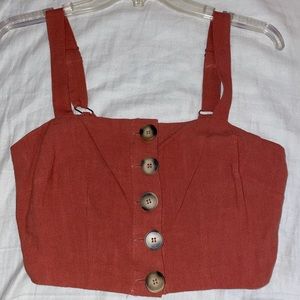 Button up Crop Top